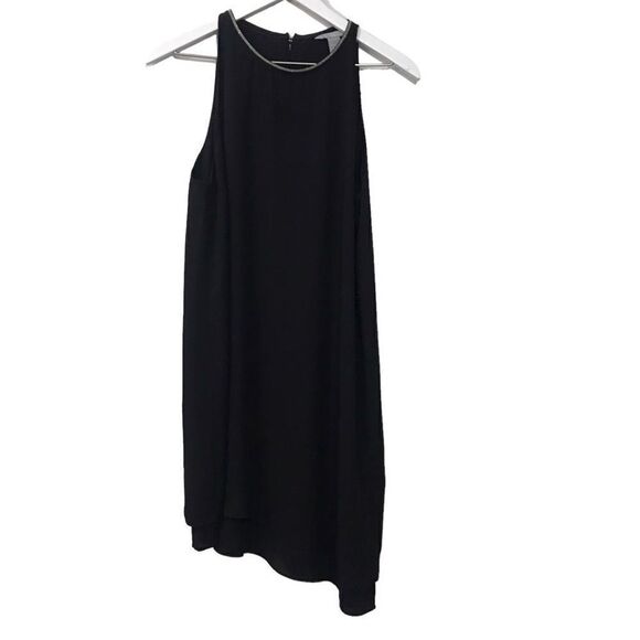 H&M Sleeveless Asymmetrical Black Dress Size 10 - Picture 1 of 13